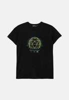 THE NORTH FACE T-shirt a manica corta Relaxed Graphic nera per bambino e bambina NF0A8AXGJK31 . THE NORTH FACE 