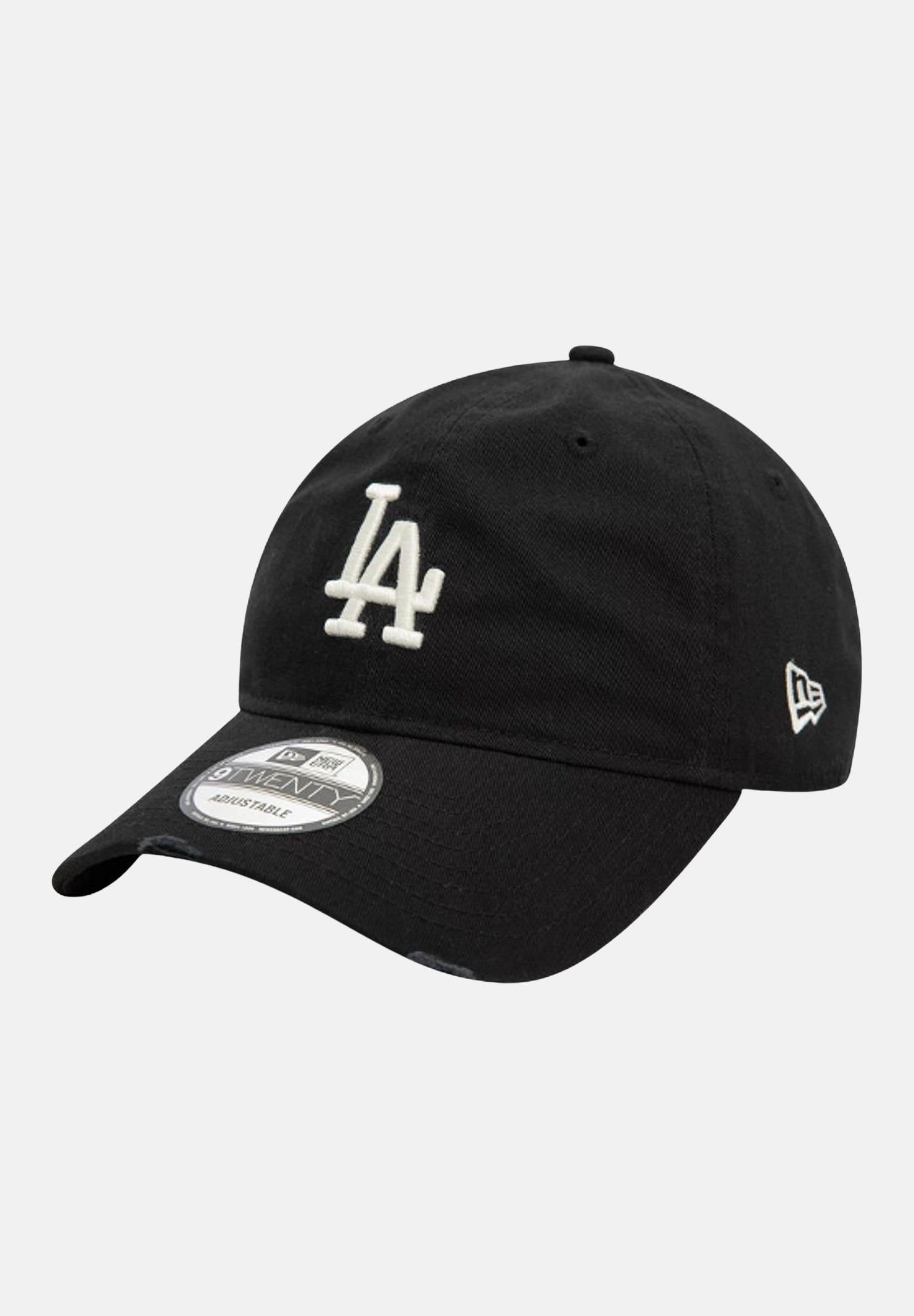 Cappello con visiera 9TWENTY LA Dodgers Distressed nero per uomo e donna 60595229  NEW ERA 