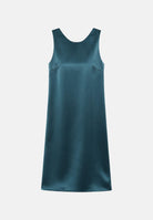 MAX MARA STUDIO abito midi smanicato color Petrolio, blu-verde, da donna. 2626226063600 005 MAX MARA 