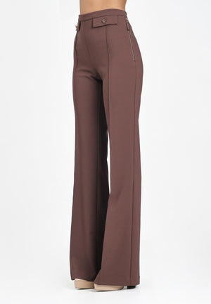 ELISABETTA FRANCHI Pantalone elegante marrone da donna PA12156E2 EA3 ELISABETTA FRANCHI 