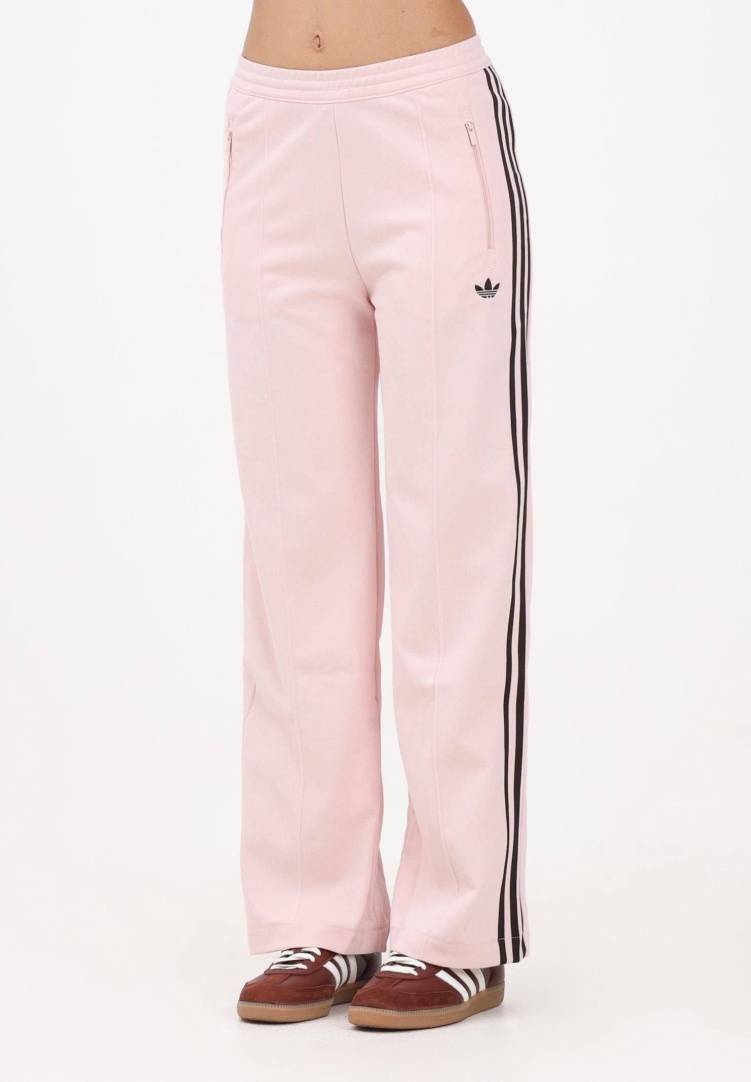 ADIDAS ORIGINALS Pantalone sportivo Adicolor rosa e marrone da donna KE3896 . ADIDAS ORIGINALS 