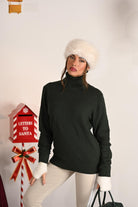 SELECTED HOMME Maglioncino a collo alto verde bosco da uomo 16098329 DeepForest SELECTED HOMME 