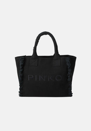 PINKO Shopper Beach nera da donna 106673A3A4 Z99 PINKO 