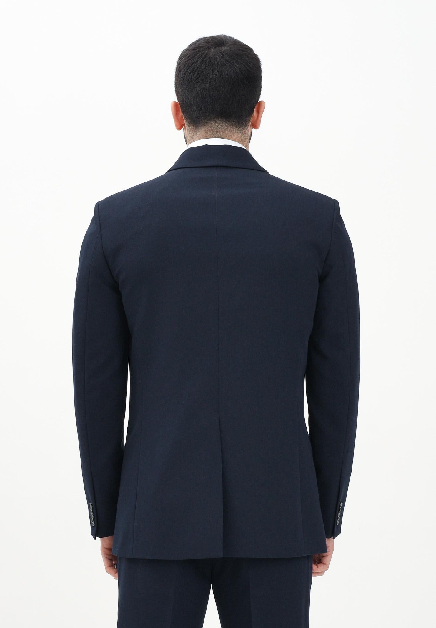 PATRIZIA PEPE Giacca doppiopetto blu da uomo 5S0743A498 C382 PATRIZIA PEPE 