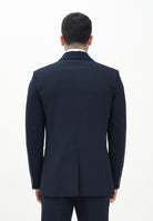 PATRIZIA PEPE Giacca doppiopetto blu da uomo 5S0743A498 C382 PATRIZIA PEPE 