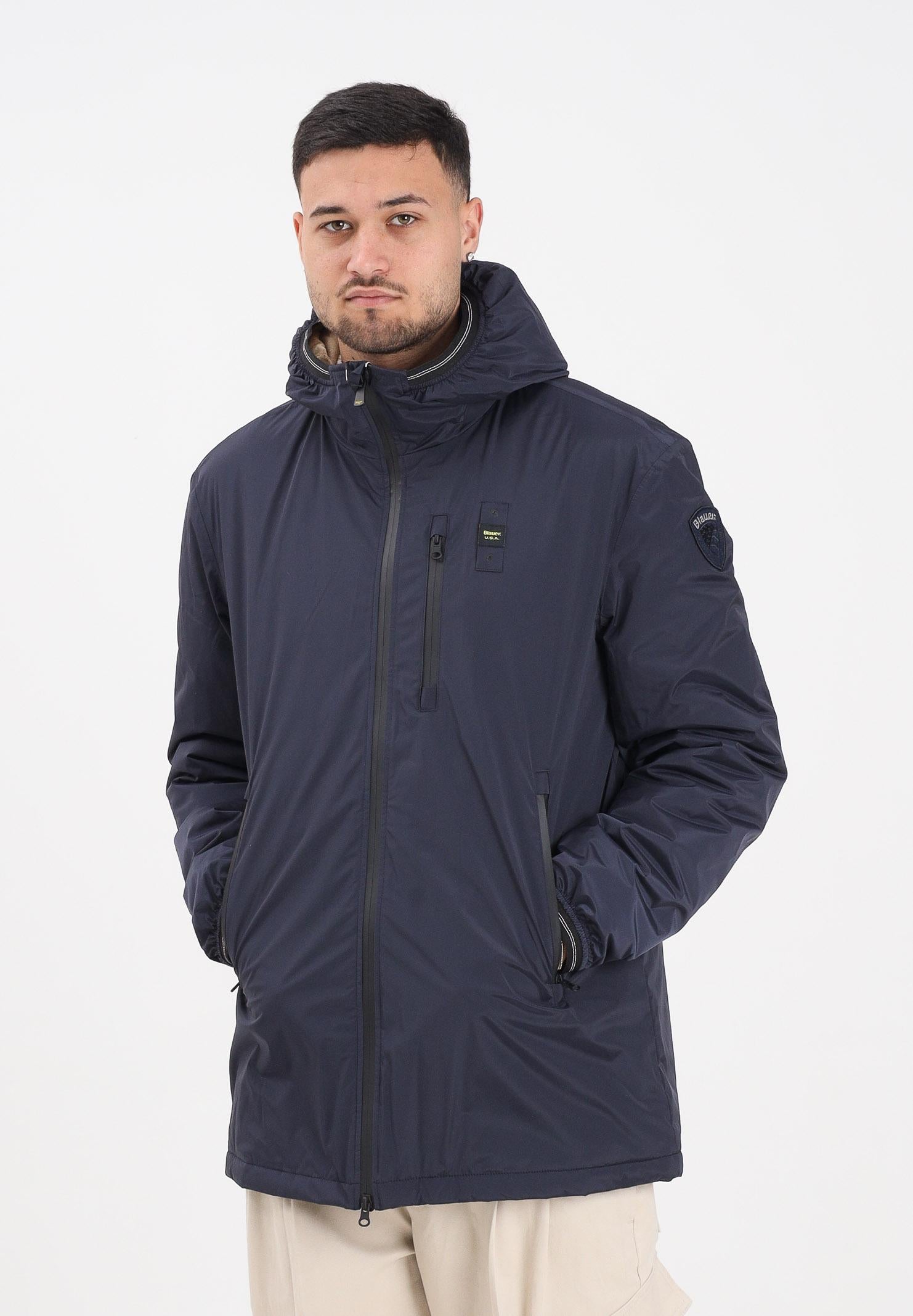 BLAUER Piumino JARVIS blu da uomo 25WBLUK11139-007110 888 BLAUER 