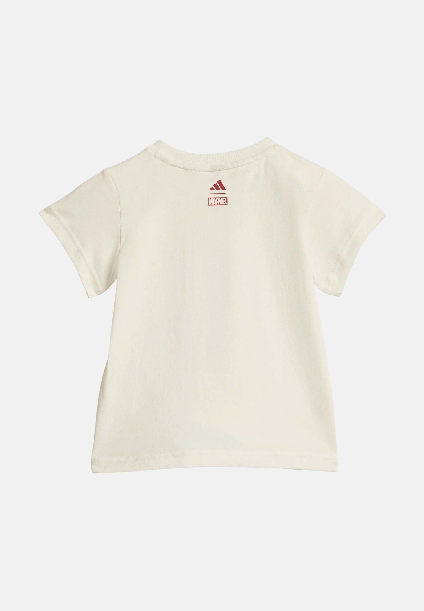 ADIDAS PERFORMANCE Completino ADIDAS MARVEL SPIDER-MAN rosso e bianco da neonato JZ3550 . ADIDAS PERFORMANCE 