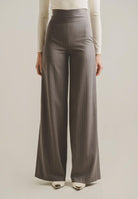 SANTAS Pantalone elegante POUVOIR grigio da donna con micro gessatura PV2626 GR SANTAS 