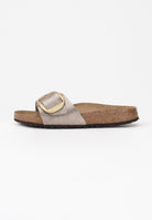 BIRKENSTOCK Ciabatte Madrid Big Buckle taupe da donna 1016237 . BIRKENSTOCK 