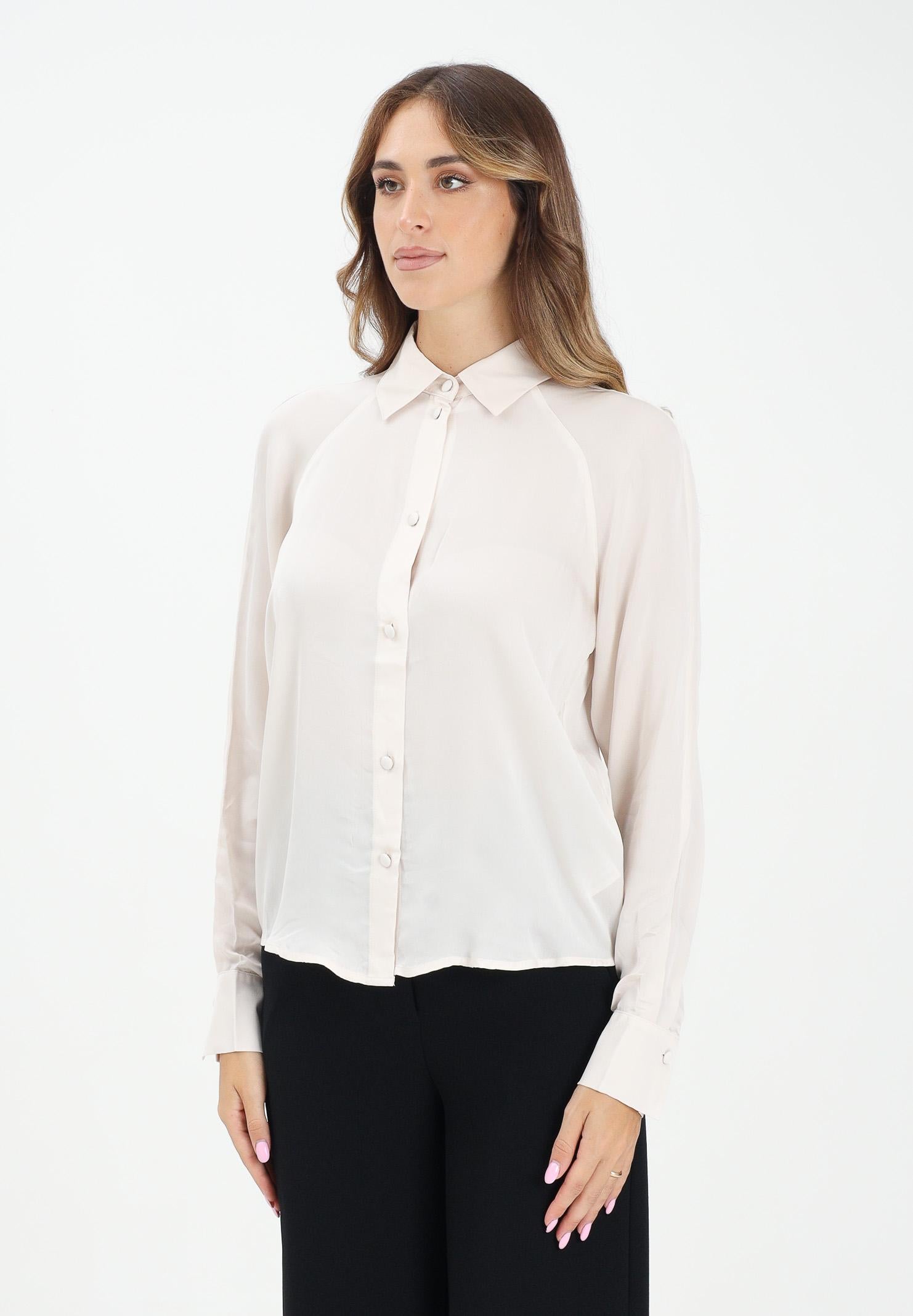 ARMANI EXCHANGE Camicia a manica lunga panna da donna XW000666AF16121 U1003 ARMANI EXCHANGE 