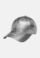 NEW ERA Cappello con visiera 9FORTY New York Yankees MLB in ecopelle argento da donna 60758957 . NEW ERA 