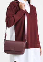 ARMANI EXCHANGE Borsa a tracolla bordeaux da donna con logo 942912CC783 UA343 ARMANI EXCHANGE 