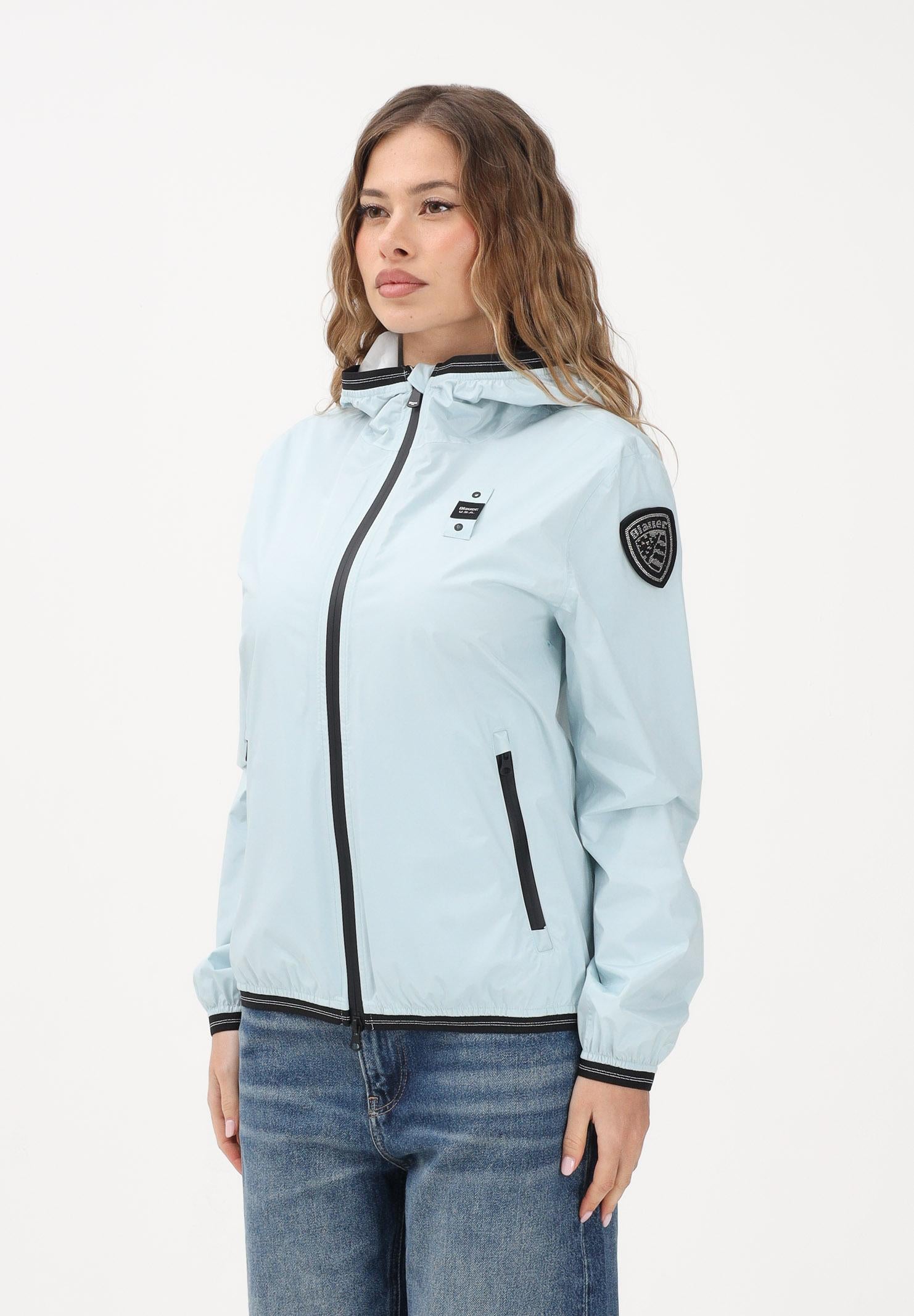 BLAUER Giacca a vento NAY azzurra da donna 26SBLDC11095-007110 80E BLAUER 