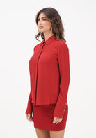 PATRIZIA PEPE Camicia a manica lunga rossa da donna 8C0761A8I1 R862 PATRIZIA PEPE 