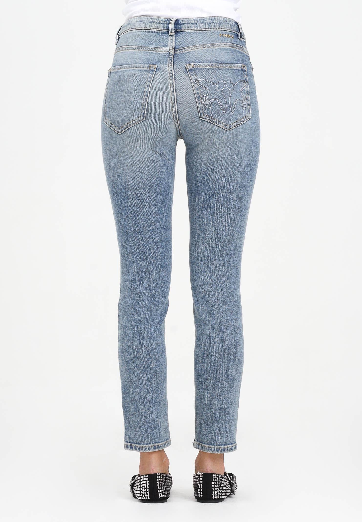 PINKO Jeans in denim stretch da donna dalla linea aderente skinny-fit 100169A2WT PJO PINKO 