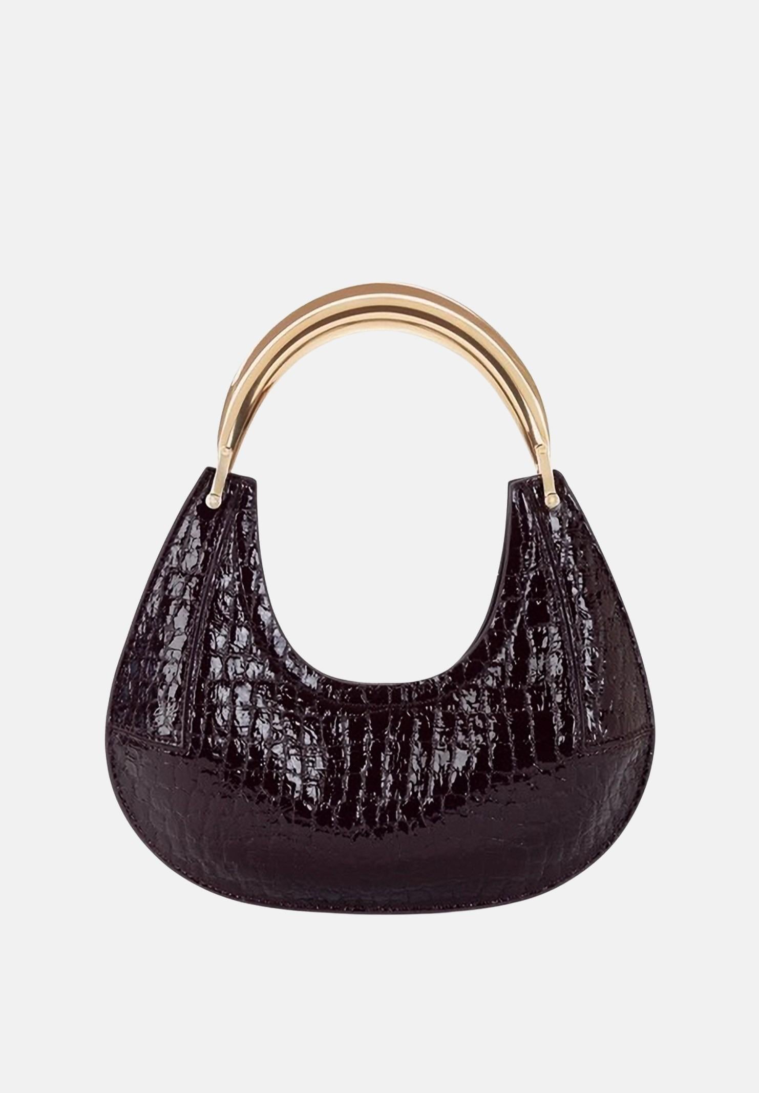 ELISABETTA FRANCHI Borsa a mano bordeaux da donna con stampa cocco BS29A56E2 EA4 ELISABETTA FRANCHI 