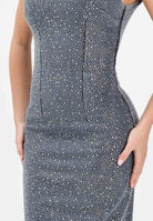 TWENTY FOURHAITCH Abito midi a tubino SAMOA FAFNIR in denim medio da donna A0117DAR62P DEAR TWENTY FOURHAITCH 