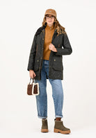 BARBOUR Giubbotto Bower Wax verde oliva da donna 252MLWX0534 OL71 BARBOUR 