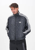 ADIDAS ORIGINALS Felpa con zip Firebird Loose Leo nera da uomo JV7579  ADIDAS ORIGINALS 