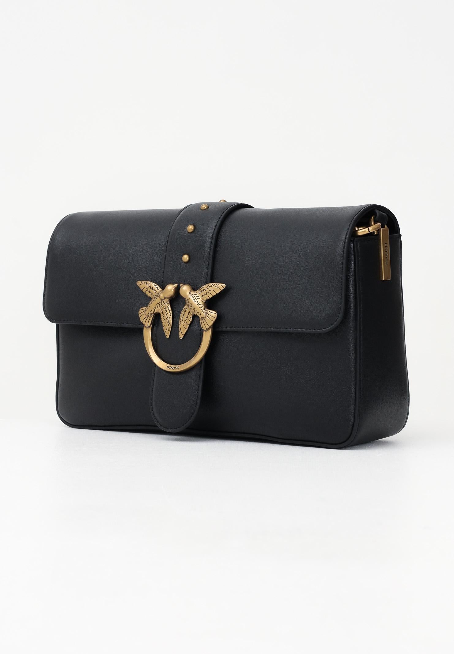 PINKO Borsa a tracolla Love Bag Slouchy nera da donna 104524A0QO Z99Q PINKO 