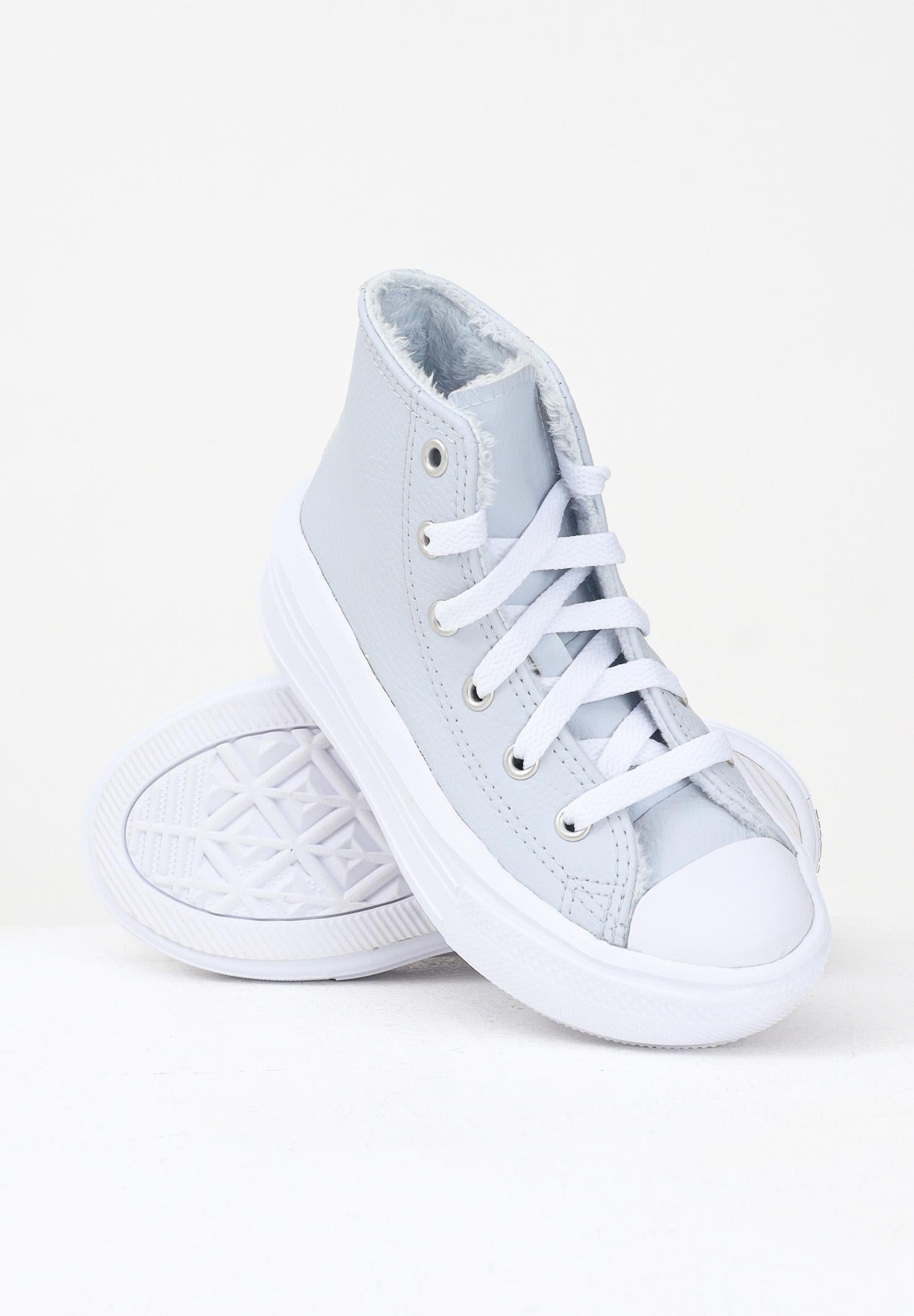 CONVERSE Sneakers Chuck Taylor All Star Move Fuzzy-Lining Platform ghiaccio da bambina A14416C  CONVERSE 