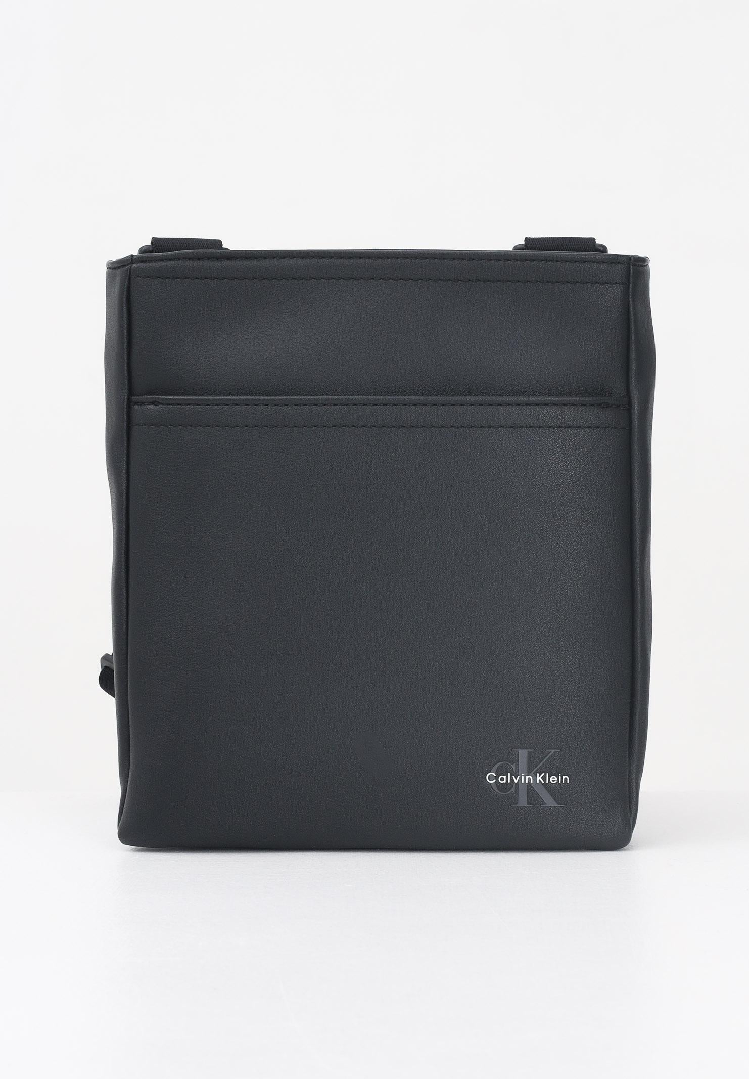 CALVIN KLEIN Borsello nero da uomo con logo LV04G3107G UB1 CALVIN KLEIN 