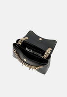 JUST CAVALLI Borsa a tracolla nera da donna con charm logo 80RA4BE2ZSD85 899 JUST CAVALLI 