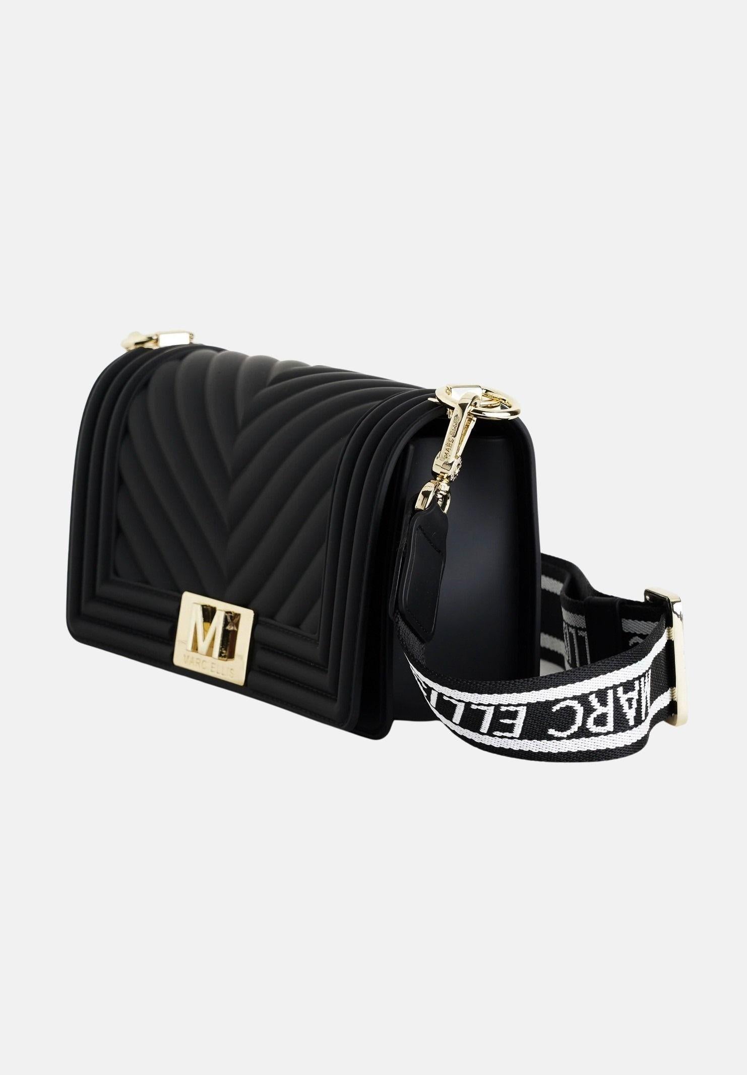 MARC ELLIS Borsa a tracolla Flat S 26 nera da donna FLAT-S26 BLLIGO MARC ELLIS 