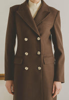 SANTAS Cappotto lungo ÉCLIPSE marrone da donna PV2623 MA SANTAS 