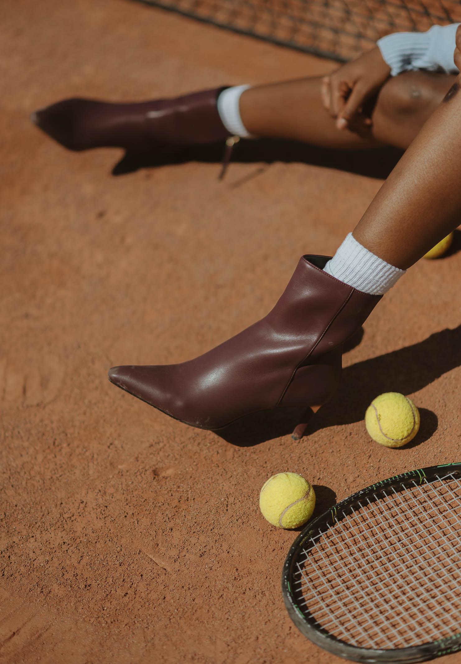 ARMANI EXCHANGE Stivaletti bordeaux da donna con dettaglio logo XW001645AF13876 UA343 ARMANI EXCHANGE 