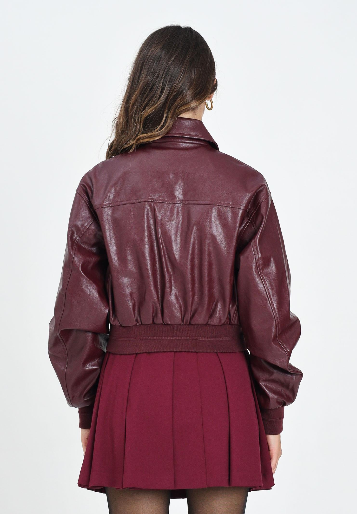 CALVIN KLEIN JEANS Bomber bordeaux da donna LV047C518GVLP  CALVIN KLEIN JEANS 