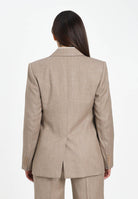 MAX MARA Giacca monopetto HODEIDA beige da donna 2526046071600 002 MAX MARA 