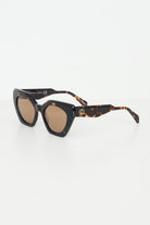 CRISTIAN LEROY Occhiali da sole marroni da donna con montatura cat-eye 700233 03 CRISTIAN LEROY 