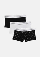 CALVIN KLEIN Boxer (3px) neri e bianchi da uomo LV00NB4389 3TH CALVIN KLEIN 