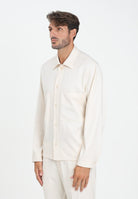 I'M BRIAN Camicia a manica lunga panna da uomo CA3441 PAN I'M BRIAN 