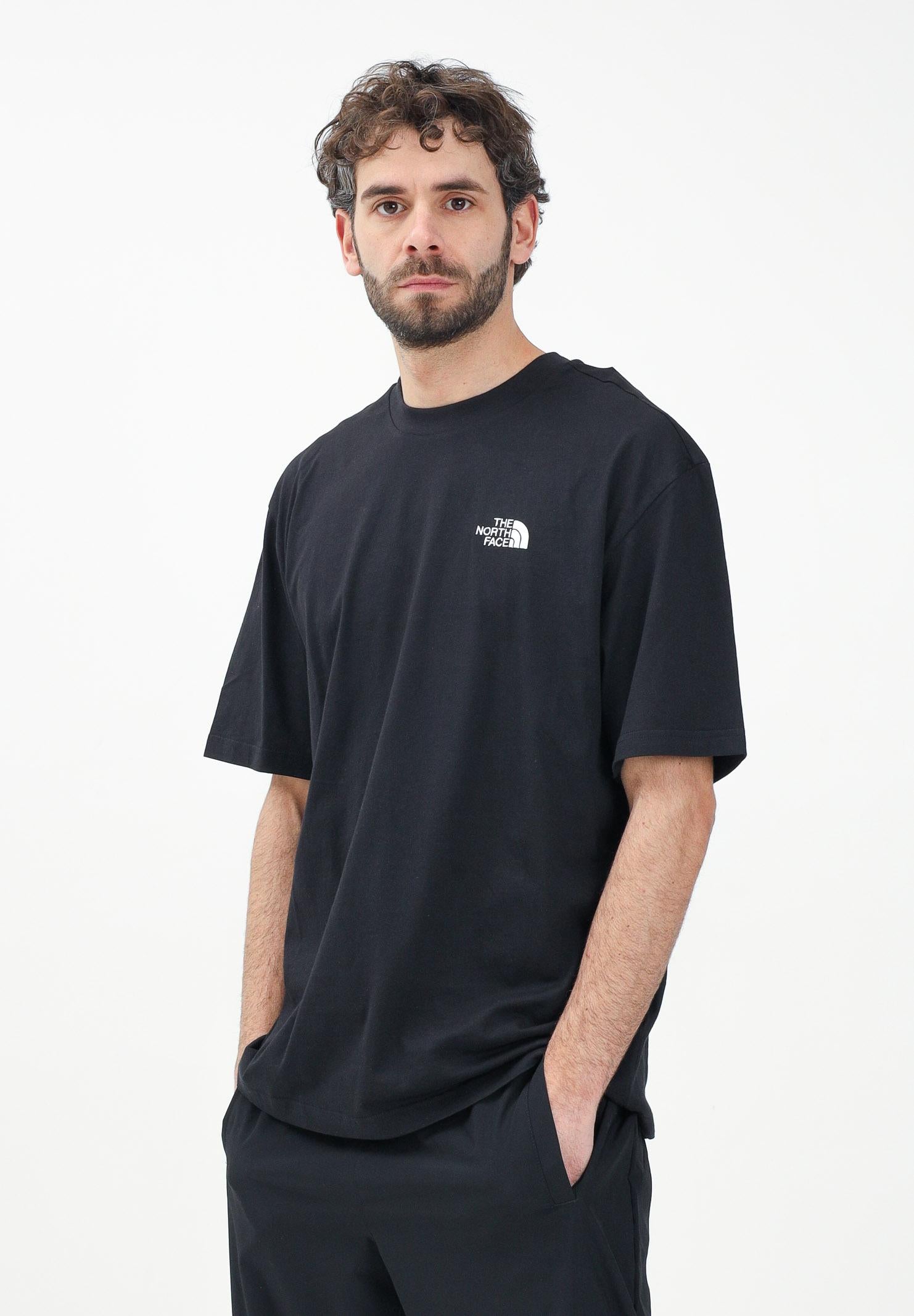 THE NORTH FACE T-shirt a manica corta Simple Dome nera da uomo NF0A87NRJK31  THE NORTH FACE 