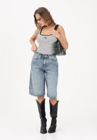 CALVIN KLEIN JEANS Bermuda in denim medio da donna LV047F771G SLN CALVIN KLEIN JEANS 