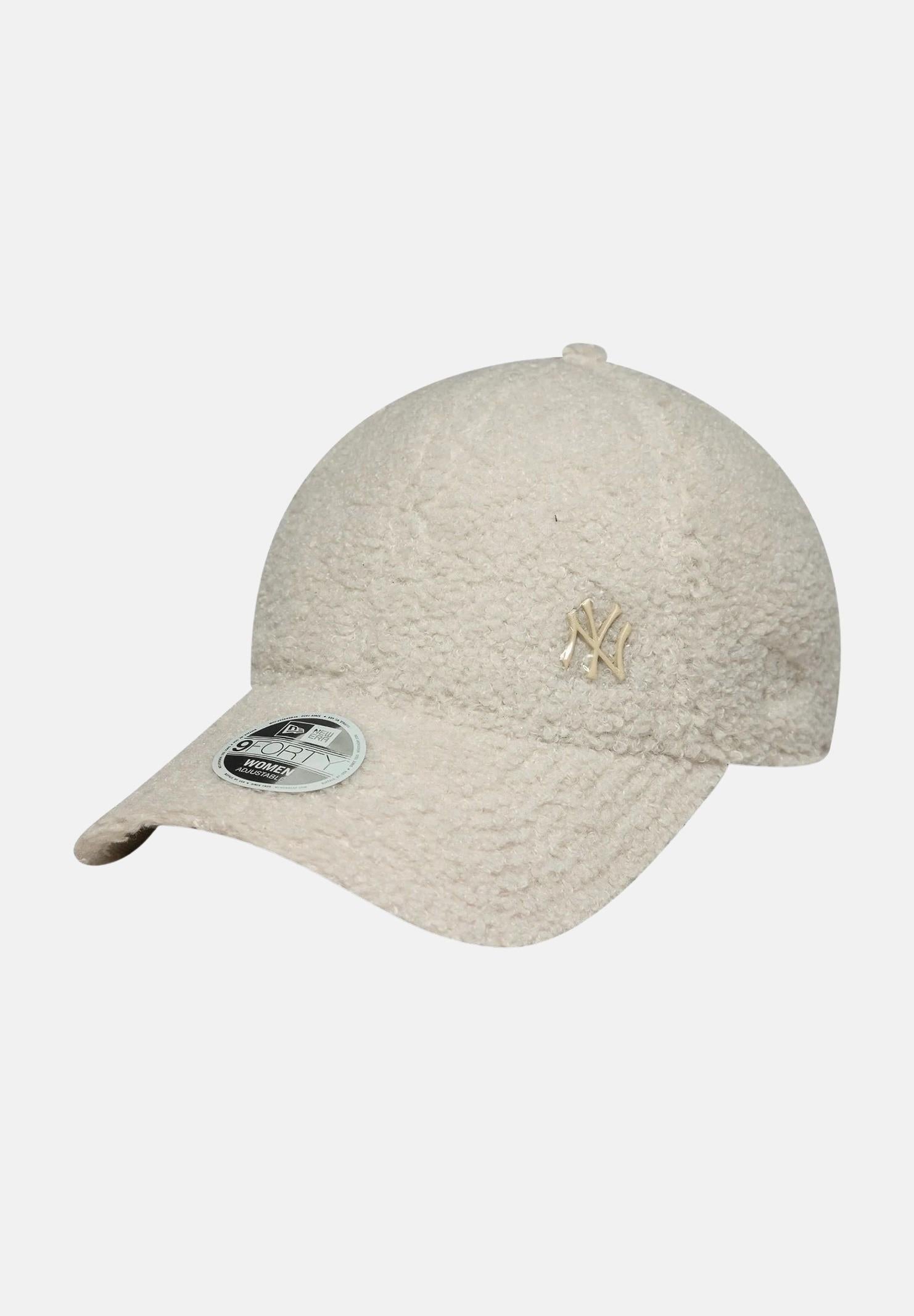 NEW ERA Cappello con visiera 9FORTY New York Yankees MLB Borg panna da donna 60691312  NEW ERA 