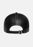 NEW ERA Cappello con visiera 9FORTY New York Yankees MLB Topstitch in ecopelle nero per uomo e donna 60691323 . NEW ERA 