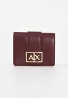 ARMANI EXCHANGE Portafogli bordeaux da donna con logo XW000360AF12039 UA343 ARMANI EXCHANGE 
