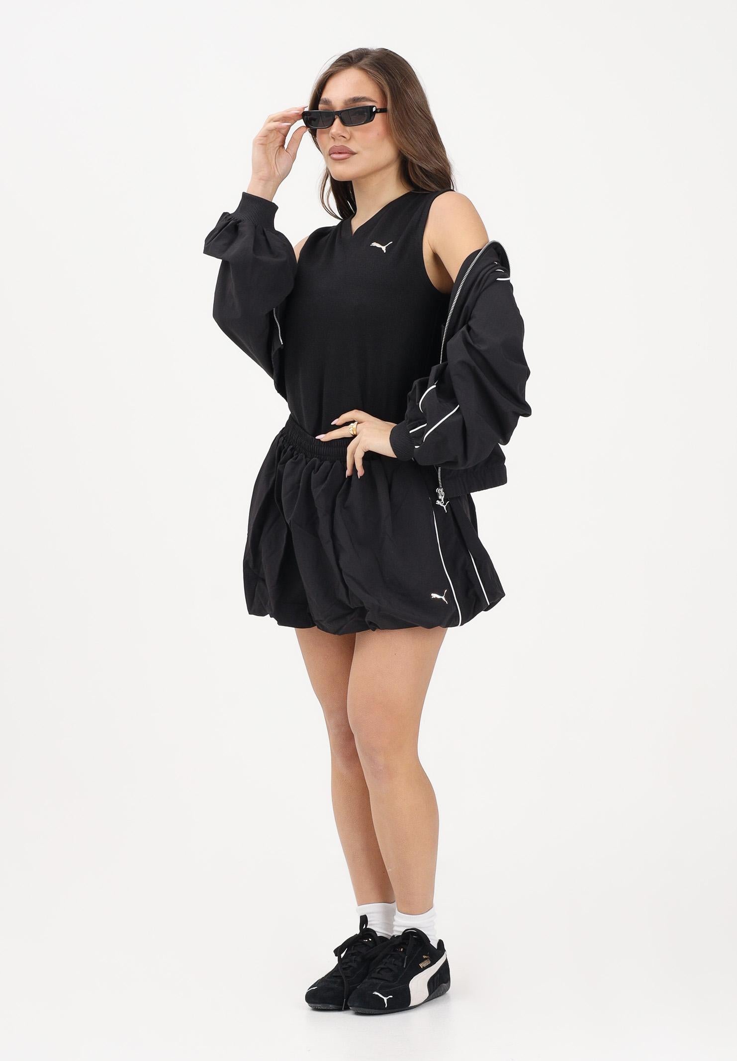 PUMA Gonna corta T7 nera da donna 635461 01 PUMA 