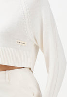 ARMANI EXCHANGE Maglia con cappuccio panna da donna XW000767AF13774 U1003 ARMANI EXCHANGE 