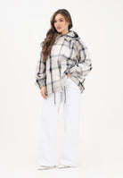 BARBOUR Giacca antipioggia Ballina con motivo a quadri blu e beige da donna 261-LSP0324 NY51 BARBOUR 