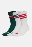 ADIDAS PERFORMANCE Calzini (3paia) Sportswear bianchi e verdi per uomo e donna KE5506 . ADIDAS PERFORMANCE 