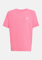 ADIDAS ORIGINALS T-shirt a manica corta Wide Rib rosa da bambina JX5180 . ADIDAS ORIGINALS 