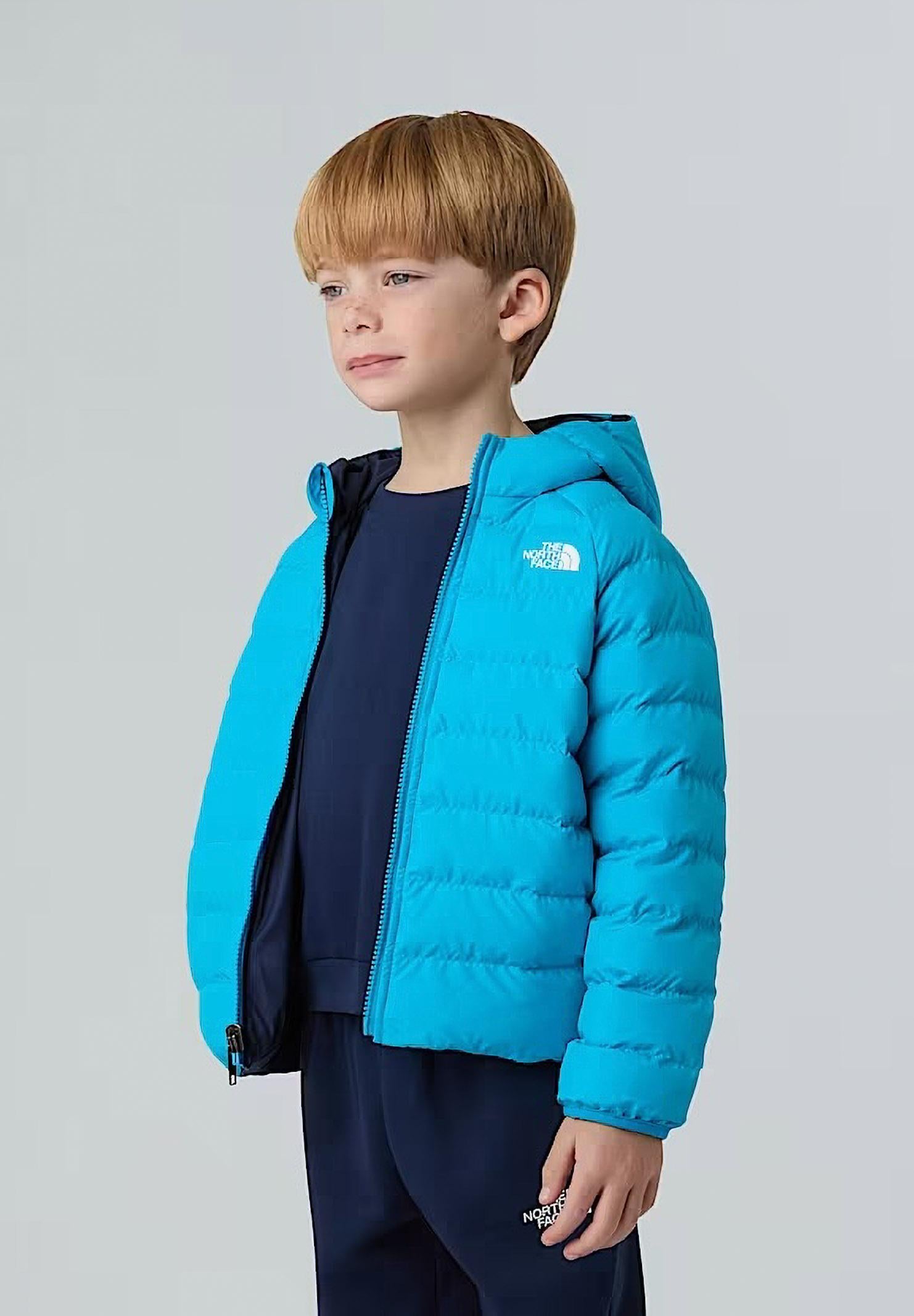 THE NORTH FACE Piumino reversibile Perrito azzurro e blu da bambino NF0A88VJD7R1 . THE NORTH FACE 