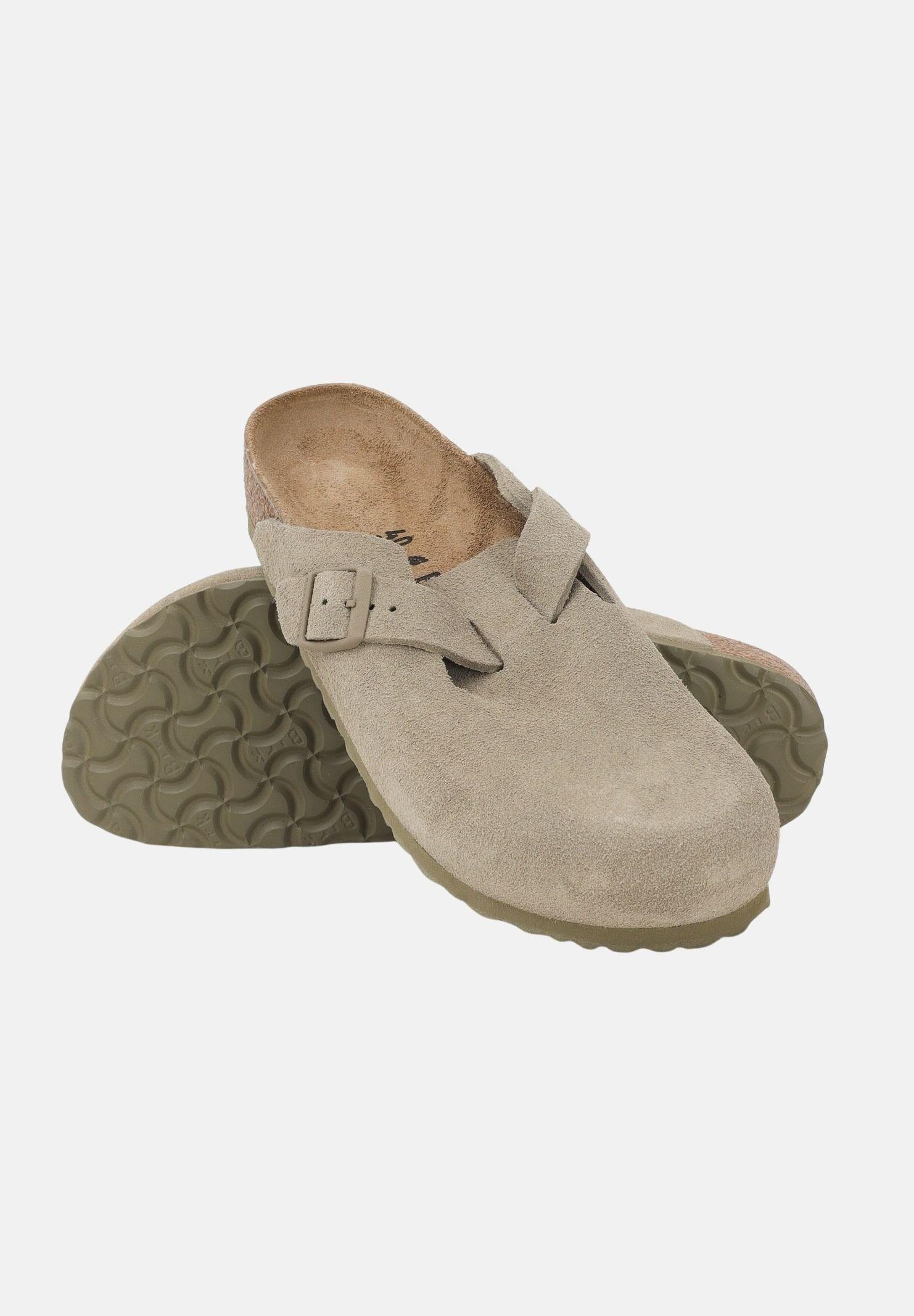 BIRKENSTOCK Ciabatte Boston beige da uomo 1025844 . BIRKENSTOCK 