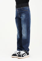 DSQUARED2 Jeans double-fabric in denim blu per donna, ragazzi e bambini DQ3036D0AEZ DQ01 DSQUARED2 
