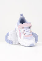 PUMA Sneakers Trinity Lite Blurry bianche, lilla e rosa da bambina 402266 01 PUMA 