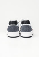 GCDS Sneakers bianche, nere e grigie da uomo con logo B1EU4203AF3 09 GCDS 
